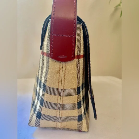 AUTHENTIC VINTAGE BURBERRY LONDON MADE IN ITALY RARE EUC! - Picture 2 of 16